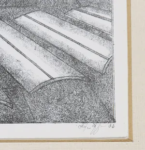 Cees Juffermans - Litho, Geometrische voorstelling kopen? Bied vanaf 1!