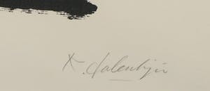 Kees Salentijn - Zeefdruk, Hommage aan Van Gogh - Ingelijst kopen? Bied vanaf 40!