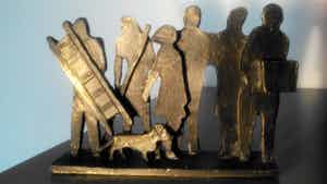 Brons (Onbekend) - Verhuisploeg verkocht voor € 39!