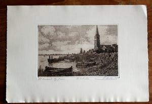 Henri De Budt - Ets - Sint Amands bij Puurs - De Schelde kopen? Bied vanaf 30!