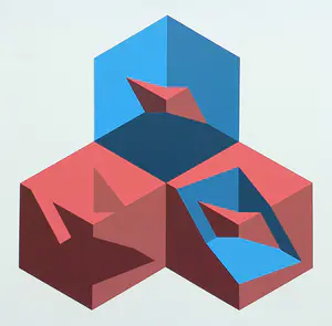 Peter Struycken - Geometrisch abstract (1966), zeefdruk kaufen? Bieten Sie von 195!
