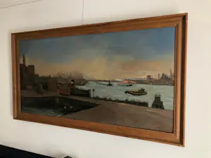 Claas Prins - Amsterdams havengezicht anno jaren '50 kopen? Bied vanaf 325!