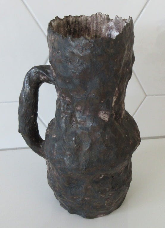 Niet of onleesbaar gesigneerd - Jaap Visser - Grillige vormgegeven Unica vaas kopen? Bied vanaf 1!