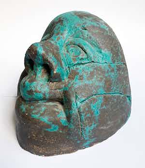 Sjer Jacobs - Hoofd, keramiek verkocht voor € 1!