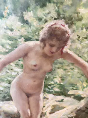 Lucien Henry GrandGerard - Vrouw bij water kopen? Bied vanaf 500!