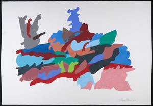 Henri Plaat - Gouache op papier, Zonder titel (Groot) kopen? Bied vanaf 1!