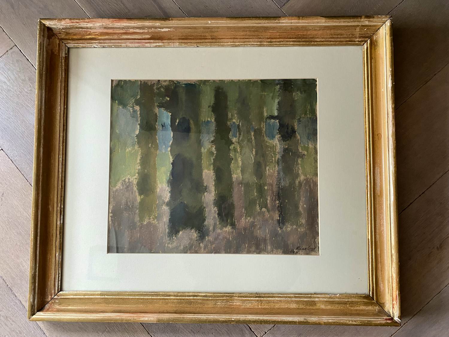 Elof Risebey - Boslandschap kopen? Bied vanaf 70!