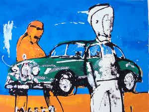 Herman Brood - MARK 2 / KLEURZEEFDRUK / 80x93cm / SIG verkocht voor € 260!