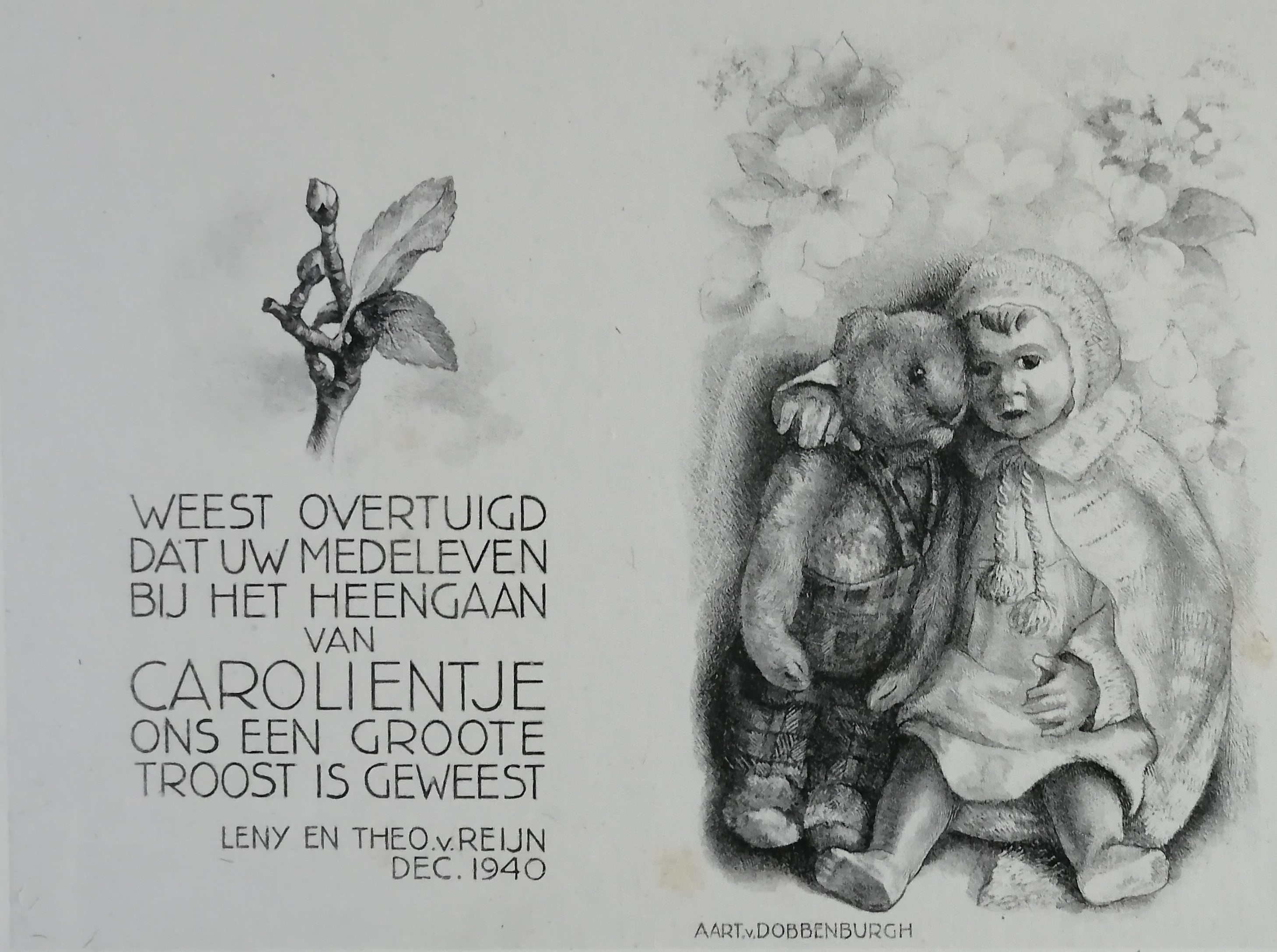 Aart van Dobbenburgh - Dankbetuiging kopen? Bied vanaf 25!