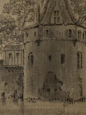 Hendrik Spilman - Stadsgezicht a.h. water | Slijkpoort Amersfoort kopen? Bied vanaf 400!