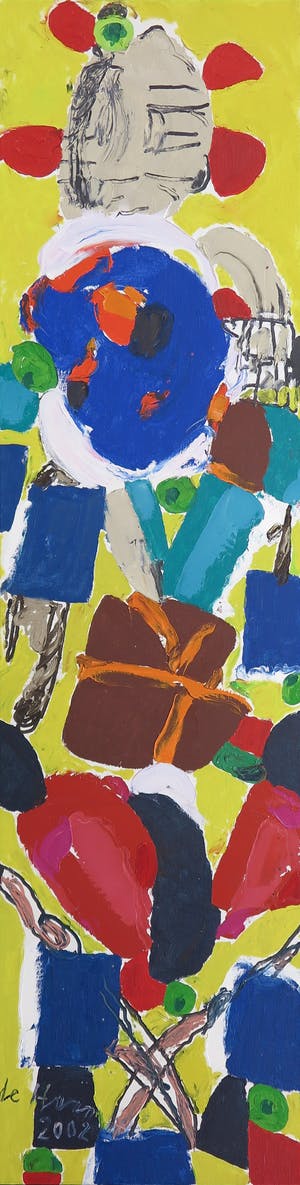 Jurjen de Haan - Acryl op doek, Zomertuin - Ingelijst kopen? Bied vanaf 350!