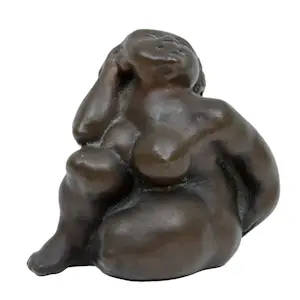 Rudolf Schwaiger - Bruin gepatineerd bronzen beeld: Eva - 1973 kopen? Bied vanaf 350!