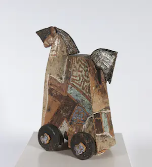 Antoinette Lanser - Keramiek, Paard van Troje kopen? Bied vanaf 100!