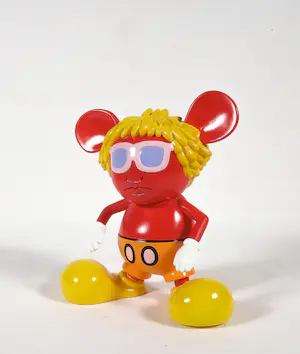 Buy Keith Haring - Rode Andy Mouse door 360ToyGroup? Bid from 1!