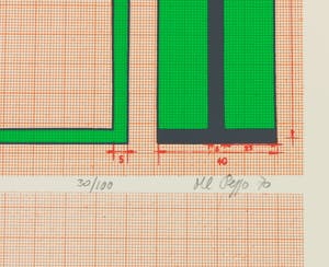 Lucio del Pezzo - Zeefdruk, Disegni per la scultura Sagittarius kopen? Bied vanaf 40!
