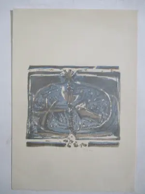 Niet of onleesbaar gesigneerd - 7 tekeningen/grafiek div. kunstenaars oa Peter Roth Jose Gorris kopen? Bied vanaf 1!