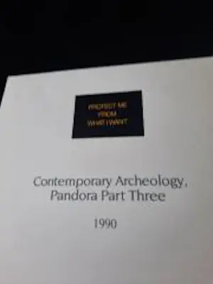 Jenny Holzer - protect me from what i want multiple kopen? Bied vanaf 250!