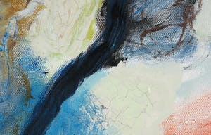 Bert Braam - Acryl op doek, Blue Lagoon - Ingelijst (Groot) kopen? Bied vanaf 100!