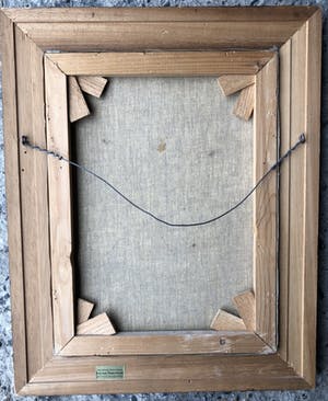 Niet of onleesbaar gesigneerd - Prachtig schilderij van een kanaal landschap. kopen? Bied vanaf 10!