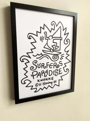 Keith Haring - KNOKKE beperkte uitgifte verkocht voor € 150!