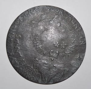 Marianne Letterie - Zware bronzen penning kopen? Bied vanaf 75!