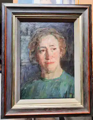 Piet van Boxel - Portret van een dame verkauft für € 100!