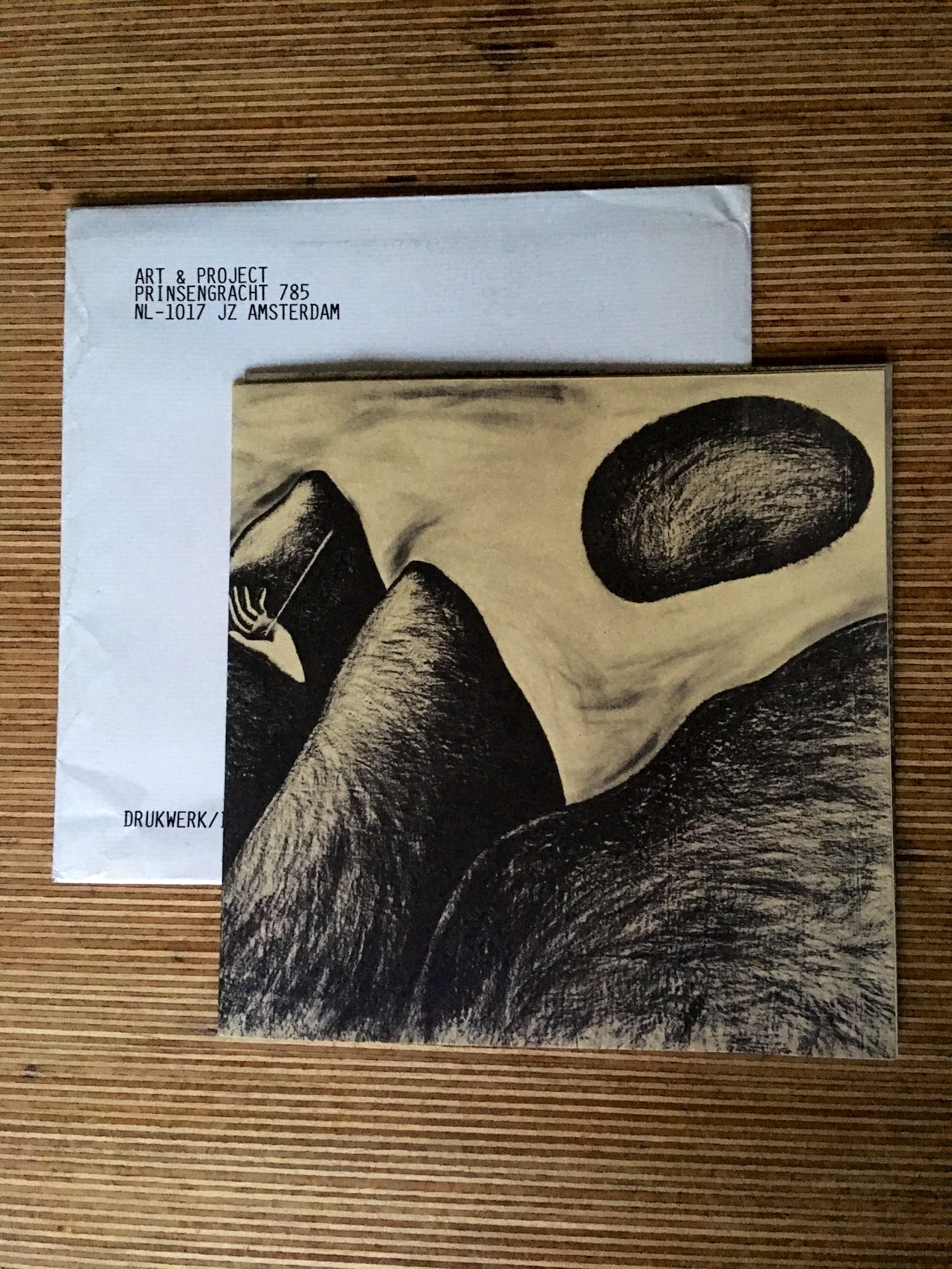 Enzo Cucchi - Uitnodiging tentoonstelling Art & Project in 1981 verkocht voor € 1!