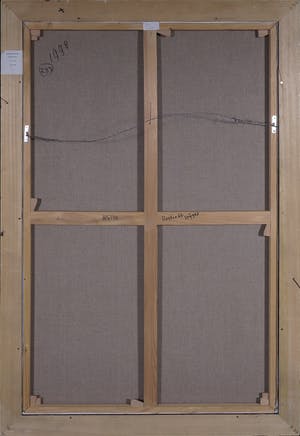 Martin van Wordragen - Olieverf op doek, Rustende krijger - Ingelijst (Groot) kopen? Bied vanaf 350!