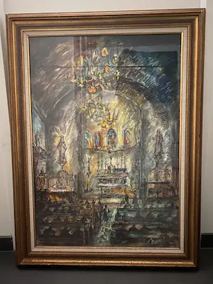 Jan Makkes - Kerkinterieur kopen? Bied vanaf 50!