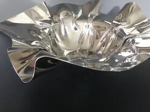 Niet of onleesbaar gesigneerd - Rvs fruitschaal kopen? Bied vanaf 1!