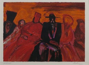 Luis Filcer - Zeefdruk, Zonder titel XX - Ingelijst kopen? Bied vanaf 1!