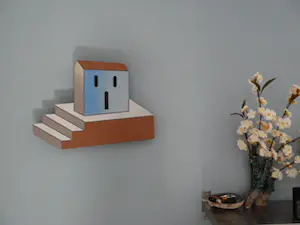 Niet of onleesbaar gesigneerd - Trompe-l'oeil (stenen kunstobject) voor aan wand kopen? Bied vanaf 1!