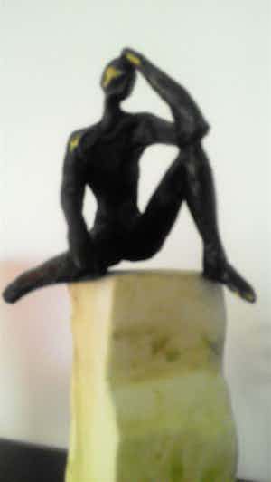 Brons (Onbekend) - Denker op niveau verkocht voor € 49!