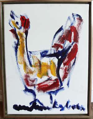 Anton Heyboer - Oervogel (Kip) verkocht voor € 500!