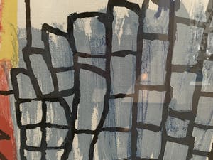 Corneille - Zeefdruk, Blauwe Stenen (onbekend), Ingelijst kopen? Bied vanaf 250!