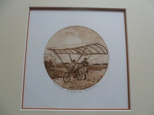 Leentje Linders - Ets. Titel, "De Vliegende Fiets". kopen? Bied vanaf 20!