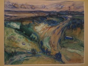 Willem Ernst van Boven - (1925-2007) Duinen met vuurtorentje 1971 kopen? Bied vanaf 80!