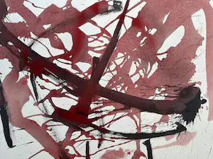 Anton Heyboer - gemengde techniek op papier | 'Oervogel' kopen? Bied vanaf 1!