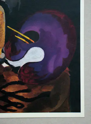 Georges Braque - Vaas met gele bloemen en palet - 1955 - Originele lithografie - Mourlot kopen? Bied vanaf 80!