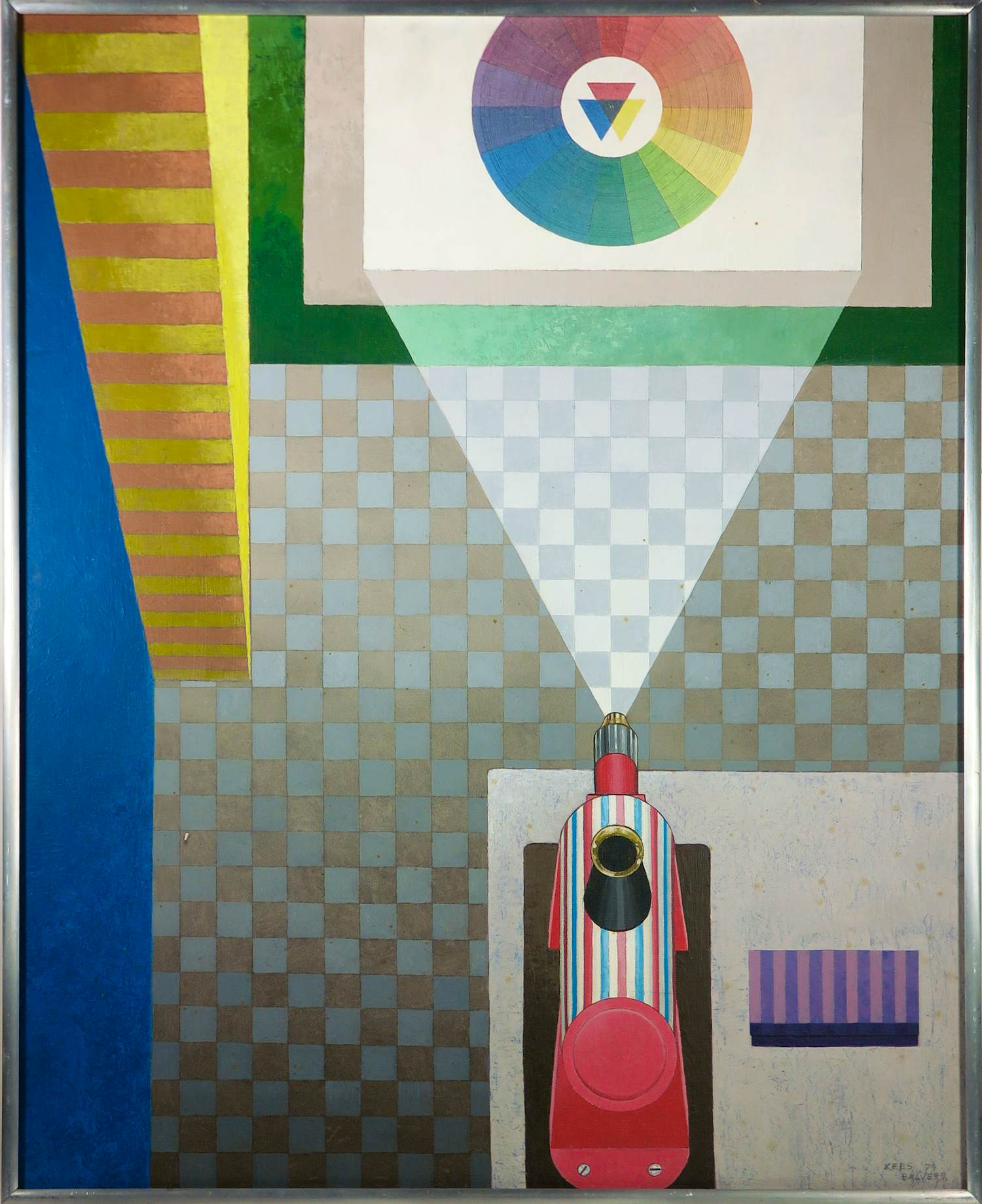 Kees Balvers - Acryl op doek, Toverlantaarn- Ingelijst kopen? Bied vanaf 100!