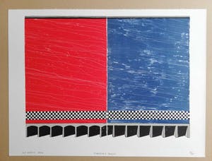 Ko Aarts - FINISHING TOUCH / KLEURLITHO / 53x70cm / SIG / 1994 kopen? Bied vanaf 25!