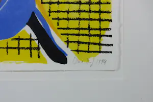 Dora Dolz - Zeefdruk op papier, De helpende hand - Ingelijst kopen? Bied vanaf 50!