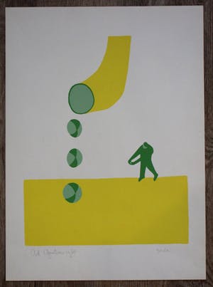 Ad Gerritsen - Litho: 1968 kopen? Bied vanaf 55!