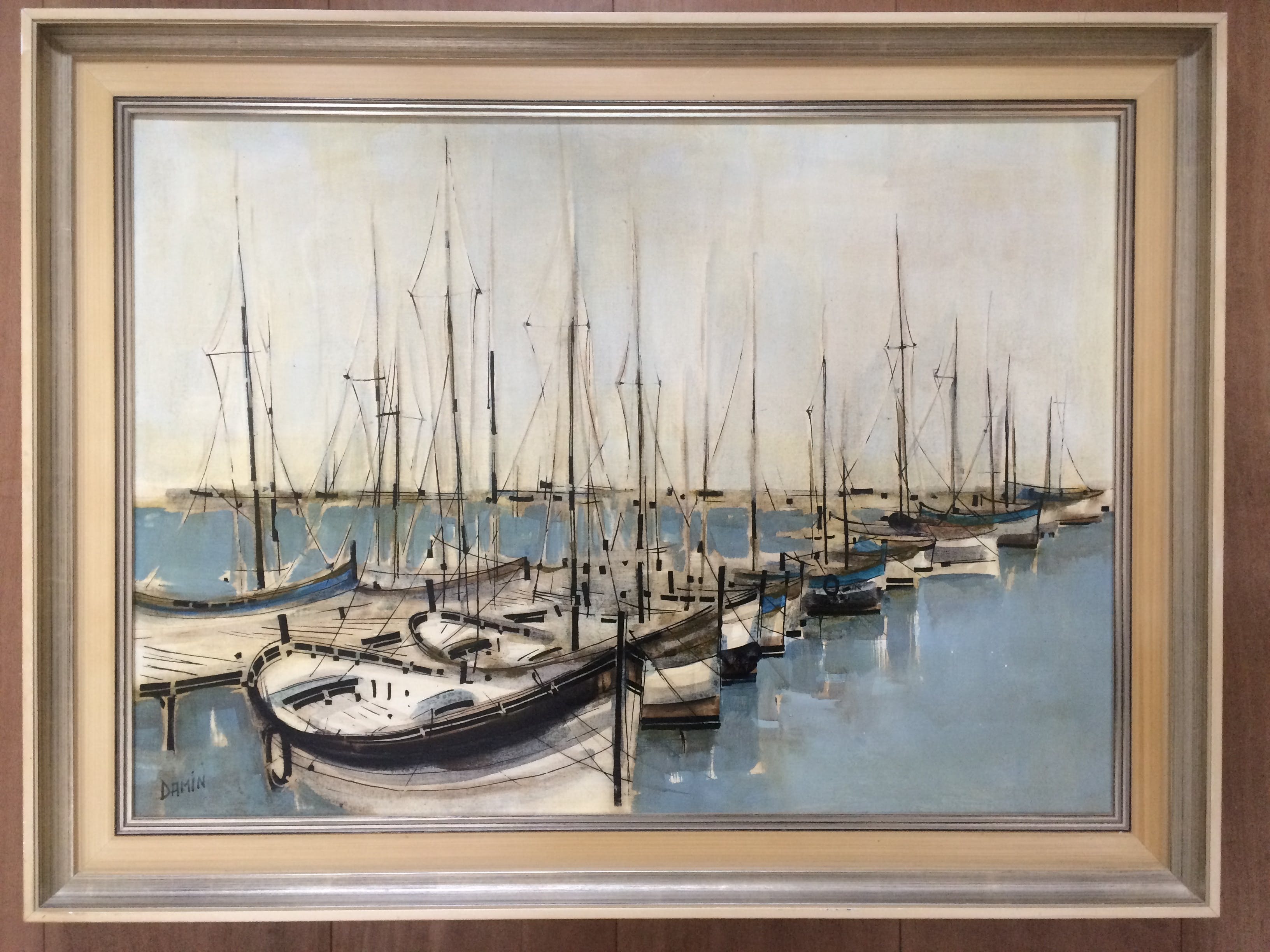 Georges Damin - Bateaux au port kopen? Bied vanaf 250!