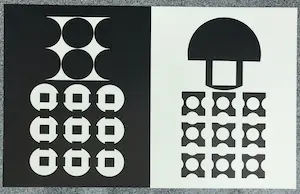 Victor Vasarely - 2 prachtige offset lithos - CANOPUS en MIMAS - 1973 - Editions du Griffon kopen? Bied vanaf 1!