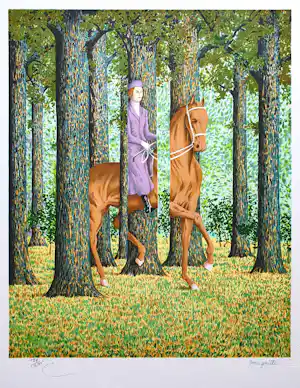 Rene Magritte - Le blanc-seing verkocht voor € 470!