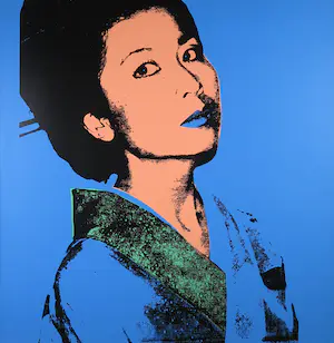 Andy Warhol - Zeefdruk, Kimiko - Ingelijst (Groot) kopen? Bied vanaf 1!