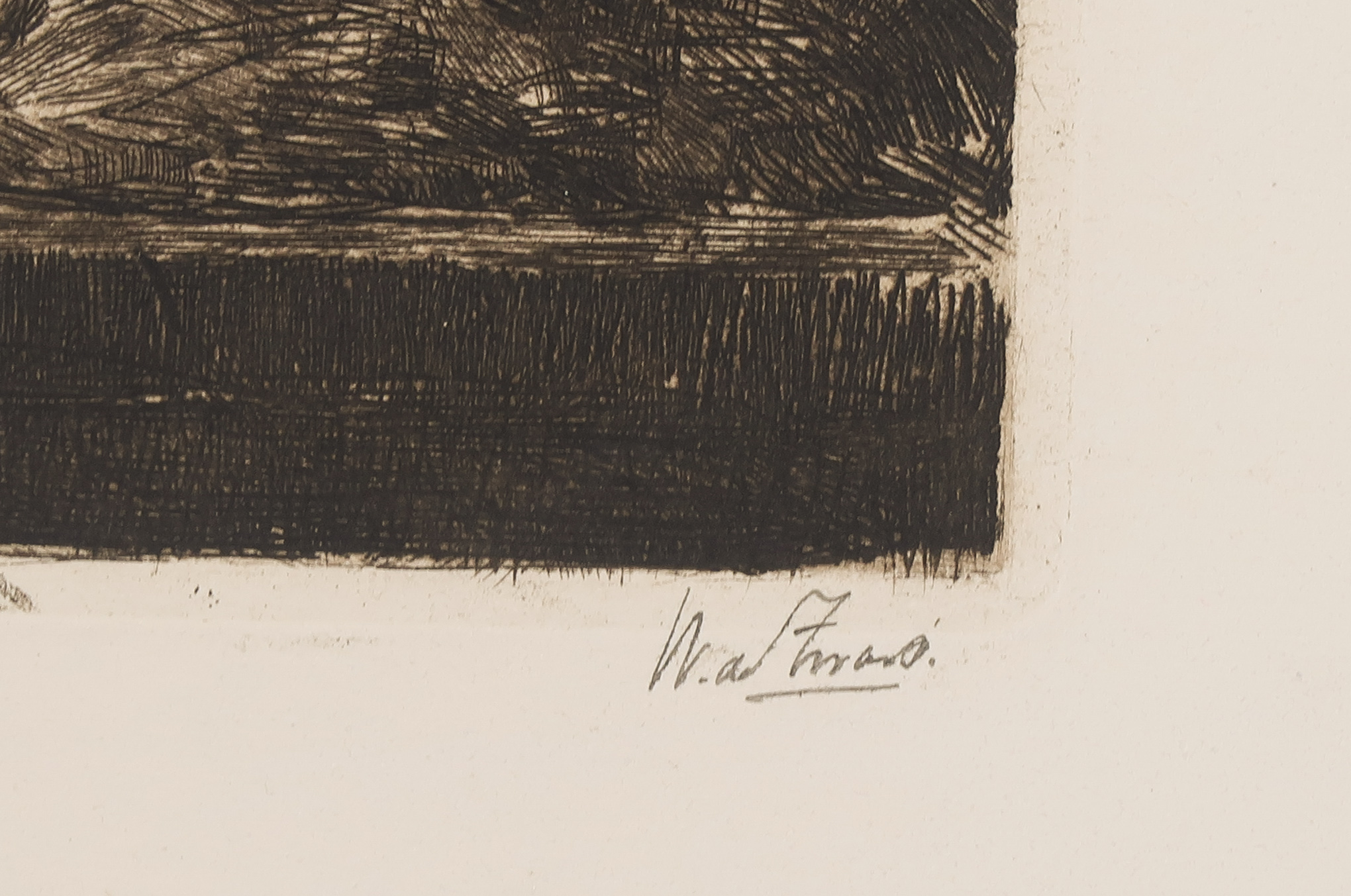 Willem de Zwart - Ets, Zonder titel kopen? Bied vanaf 20!