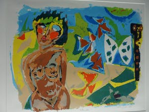 John Lie a Fo - Zeefdruk, Titel, Vlinders. kopen? Bied vanaf 40!