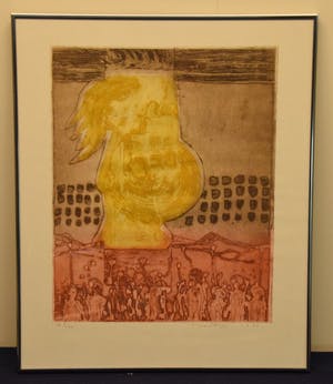 Jan Montyn - Fiesta Erotica Tropiana, 16/30, 1996 - Ets en aquatint op papier kopen? Bied vanaf 30!